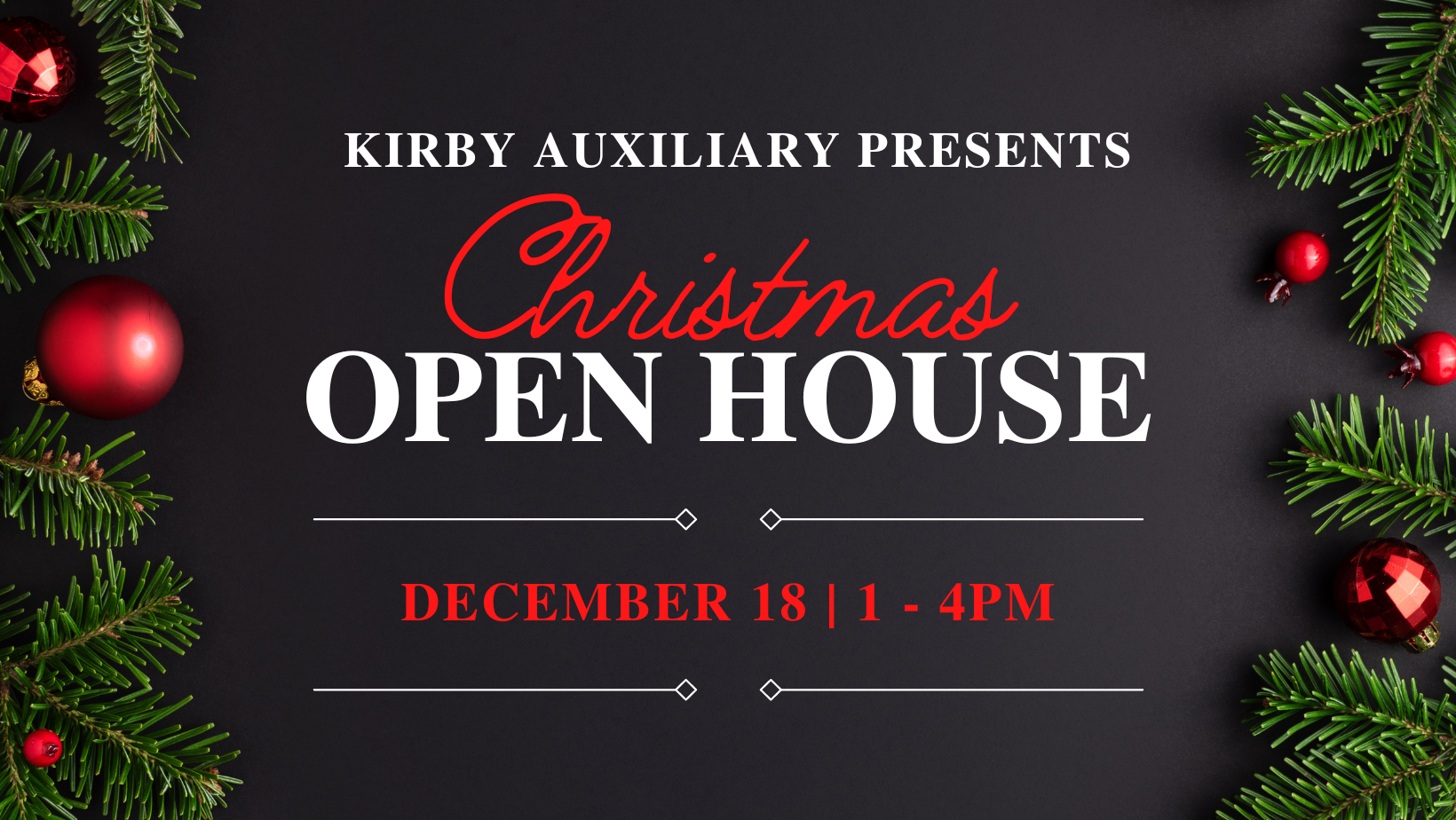 Kirby Auxiliary Christmas Open House